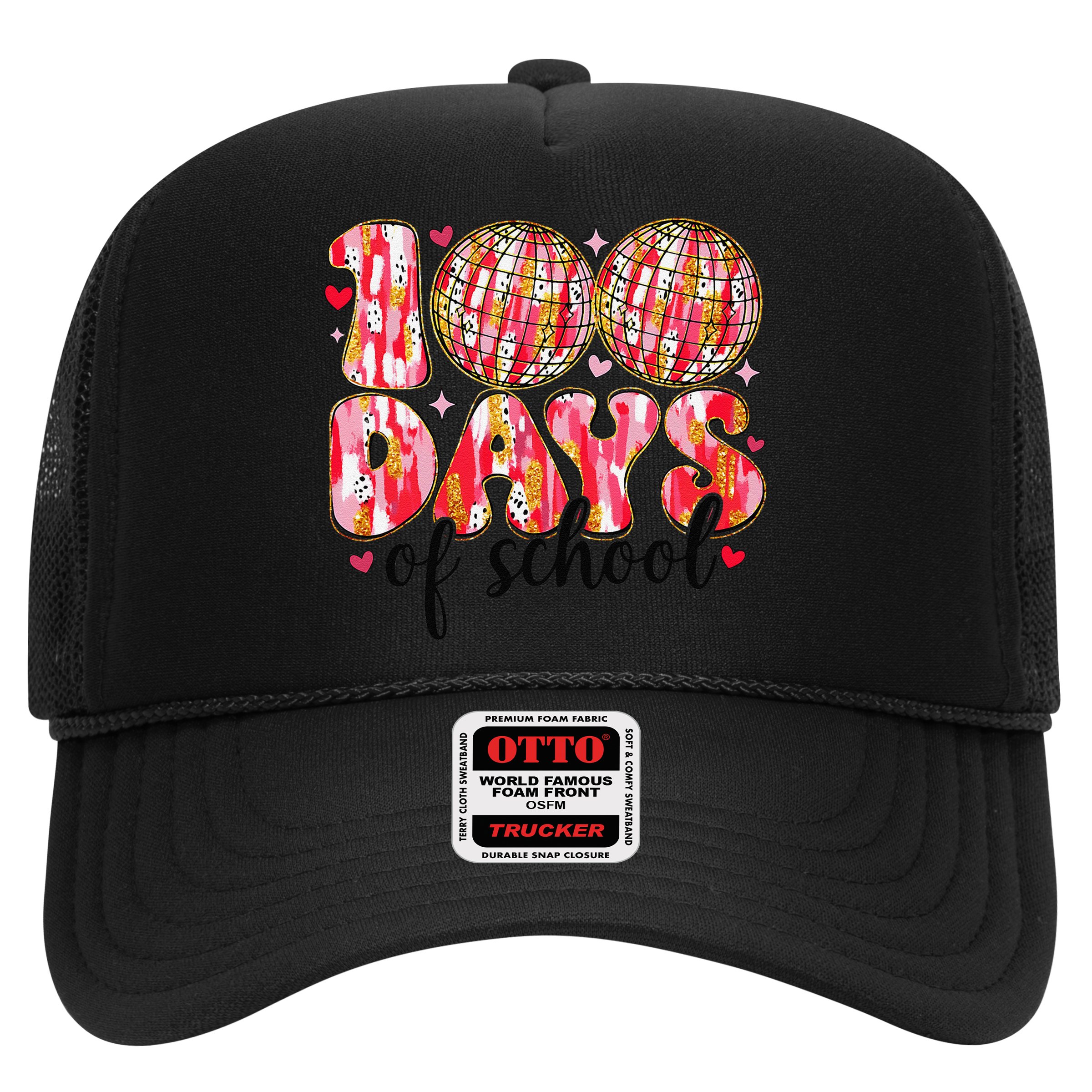 100 Days Of School Retro Disco Ball 100th Day Of School Hat