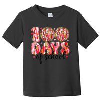 100 Days Of School Retro Disco Ball 100th Day Of School Toddler T-Shirt