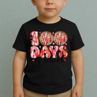 100 Days Of School Retro Disco Ball 100th Day Of School Toddler T-Shirt