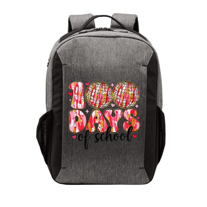 100 Days Of School Retro Disco Ball 100th Day Of School Vector Backpack