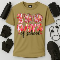 100 Days Of School Retro Disco Ball 100th Day Of School Cooling Performance Crew T-Shirt