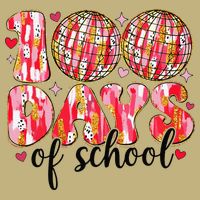 100 Days Of School Retro Disco Ball 100th Day Of School Cooling Performance Crew T-Shirt