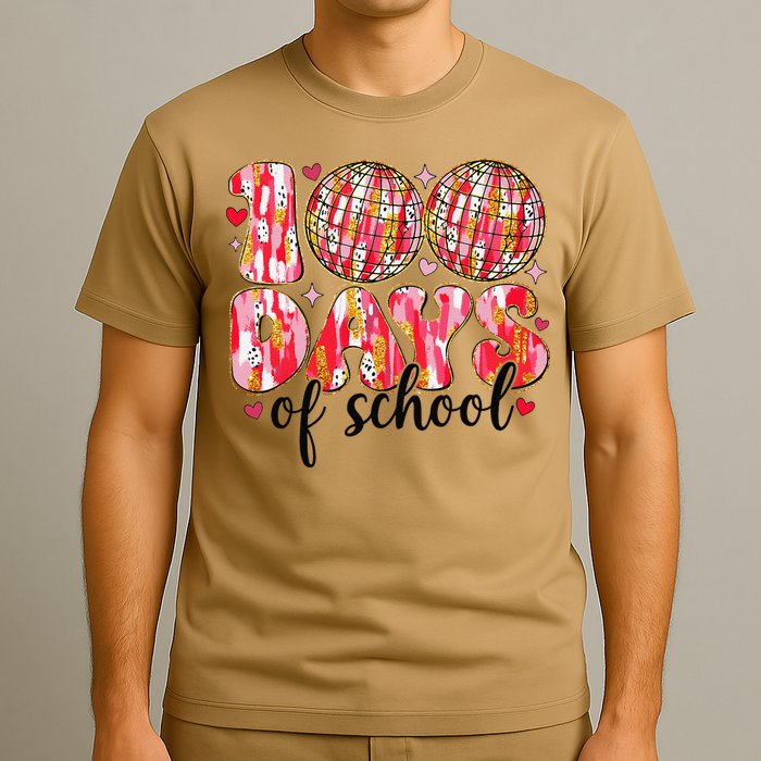 100 Days Of School Retro Disco Ball 100th Day Of School T-Shirt