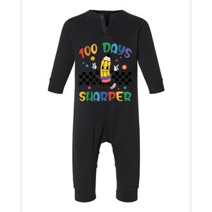 100 Days Of Sharper Cute Back To School Infant Fleece One Piece