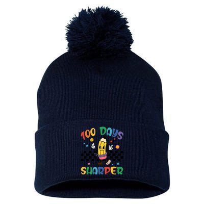 100 Days Of Sharper Cute Back To School Pom Pom 12in Knit Beanie