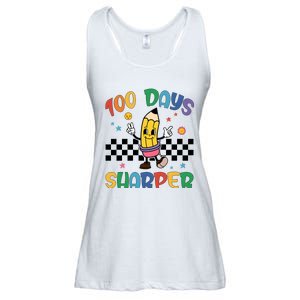 100 Days Of Sharper Cute Back To School Ladies Essential Flowy Tank