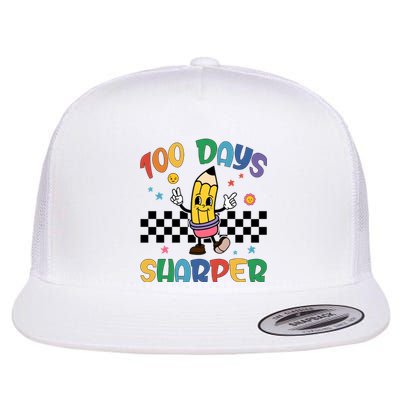 100 Days Of Sharper Cute Back To School Flat Bill Trucker Hat