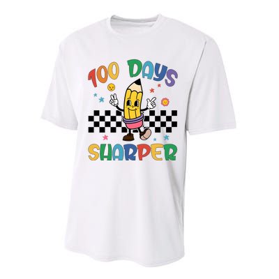 100 Days Of Sharper Cute Back To School Performance Sprint T-Shirt