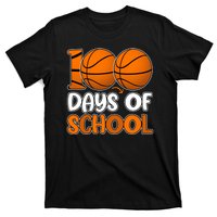 100 Days Of School Basketball Fan Cute T-Shirt