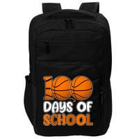 100 Days Of School Basketball Fan Cute Impact Tech Backpack