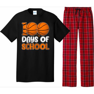 100 Days Of School Basketball Fan Cute Pajama Set