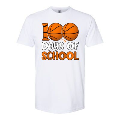 100 Days Of School Basketball Fan Cute Softstyle® CVC T-Shirt