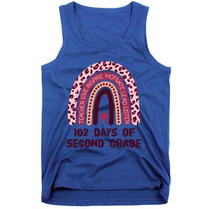 102 Day Of 2Nd Grade Rainbow 102 Day Of Second Grade Gift Tank Top