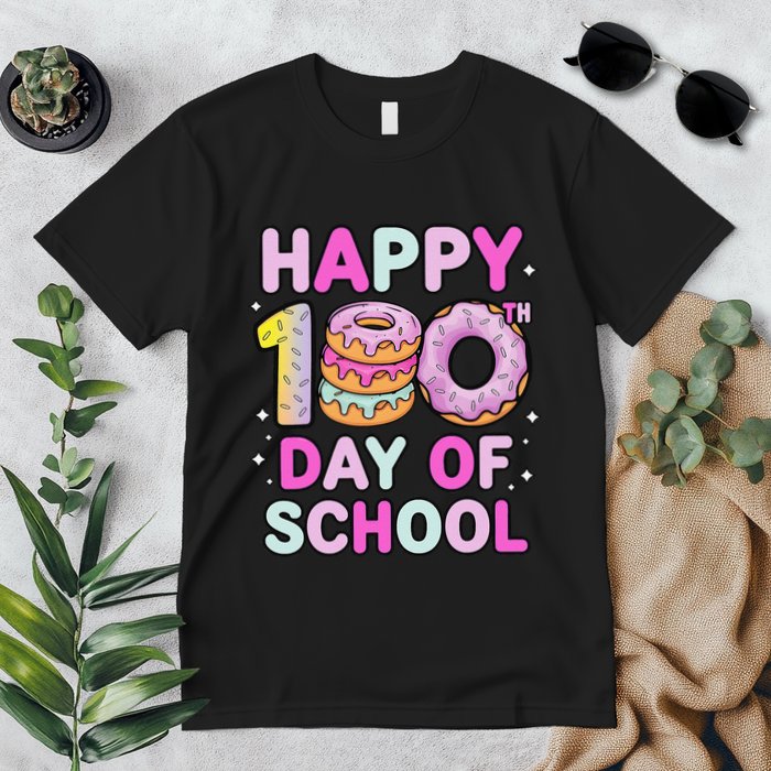 100 Days Of School Costume Teacher Student 100th Day Premium T-Shirt