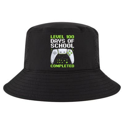 100 Days Of School Gamer Cool Comfort Performance Bucket Hat