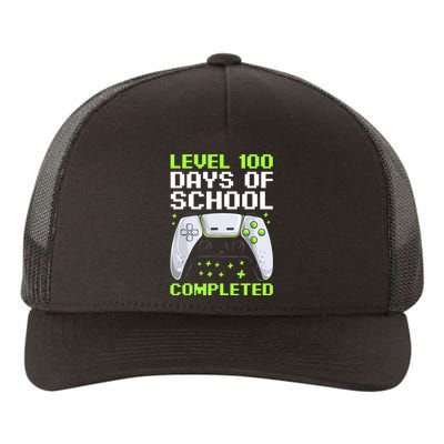 100 Days Of School Gamer Yupoong Adult 5-Panel Trucker Hat