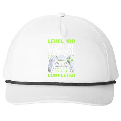 100 Days Of School Gamer Snapback Five-Panel Rope Hat