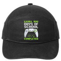 100 Days Of School Gamer 7-Panel Snapback Hat