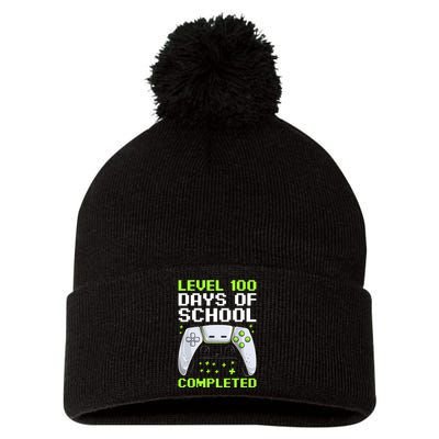 100 Days Of School Gamer Pom Pom 12in Knit Beanie