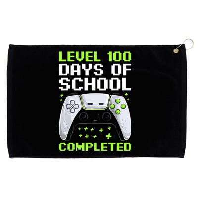 100 Days Of School Gamer Grommeted Golf Towel