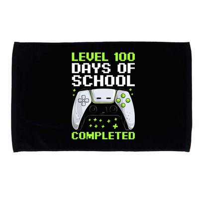 100 Days Of School Gamer Microfiber Hand Towel