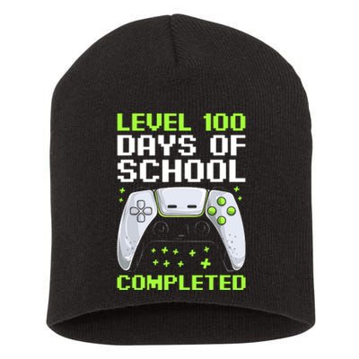 100 Days Of School Gamer Short Acrylic Beanie