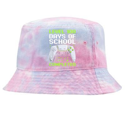 100 Days Of School Gamer Tie-Dyed Bucket Hat