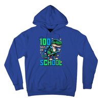 100 Days Of School Trex 100 Days Smarter 100th Day Of School Hoodie