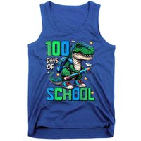 100 Days Of School Trex 100 Days Smarter 100th Day Of School Tank Top