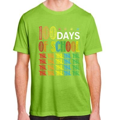 100 Day Of School Adult ChromaSoft Performance T-Shirt