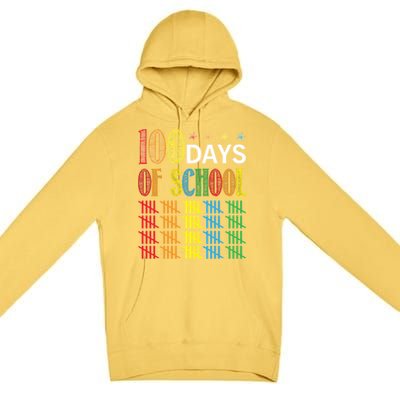 100 Day Of School Premium Pullover Hoodie