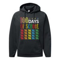 100 Day Of School Performance Fleece Hoodie