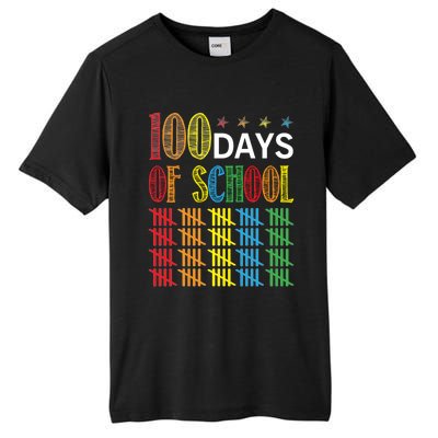 100 Day Of School Tall Fusion ChromaSoft Performance T-Shirt