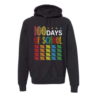 100 Day Of School Premium Hoodie