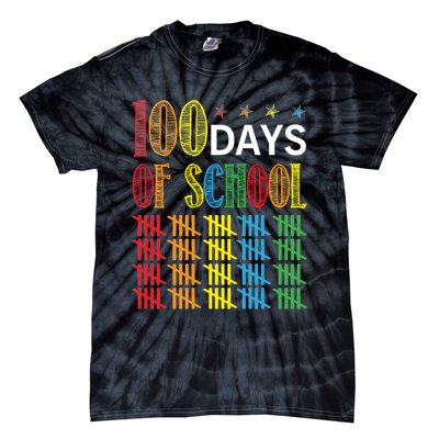 100 Day Of School Tie-Dye T-Shirt