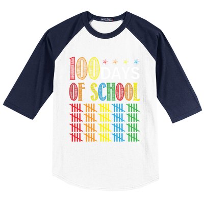 100 Day Of School Baseball Sleeve Shirt