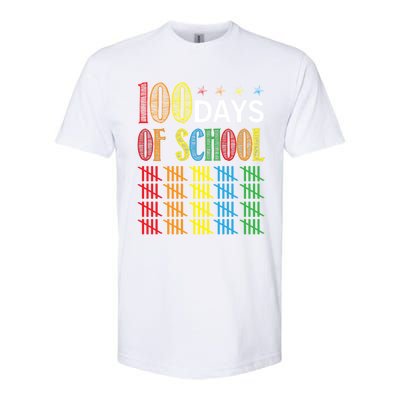 100 Day Of School Softstyle CVC T-Shirt