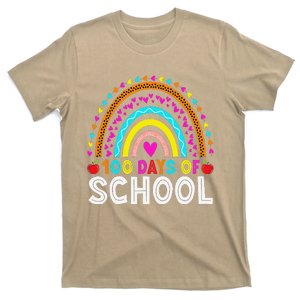 100 Days Of School Rainbow 100 Days Smarter Teacher Student T-Shirt