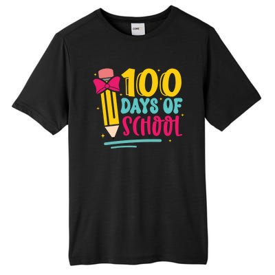 100 Days Of School Cute Education Tall Fusion ChromaSoft Performance T-Shirt