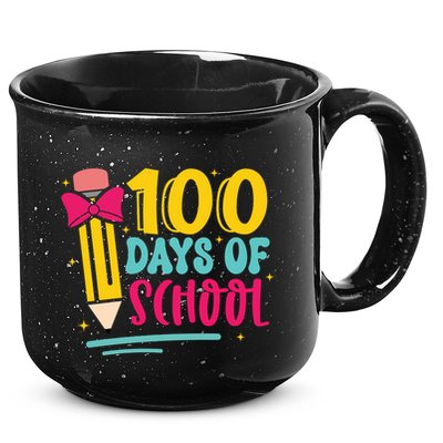 100 Days Of School Cute Education 15oz Campfire Ceramic Mug