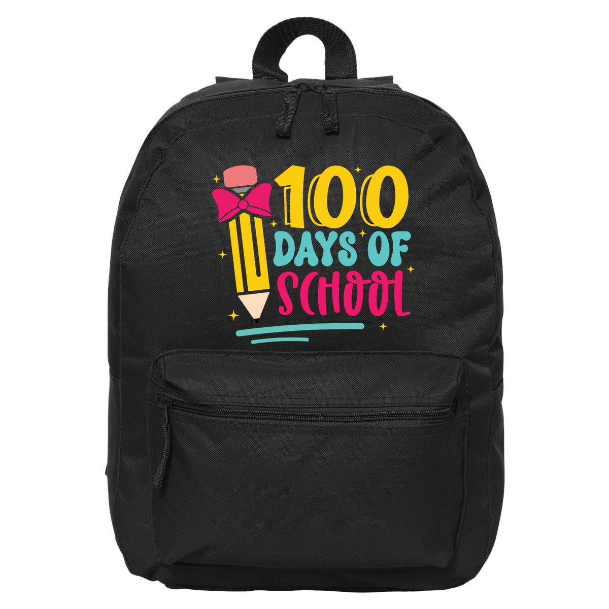 100 Days Of School Cute Education 16 in Basic Backpack