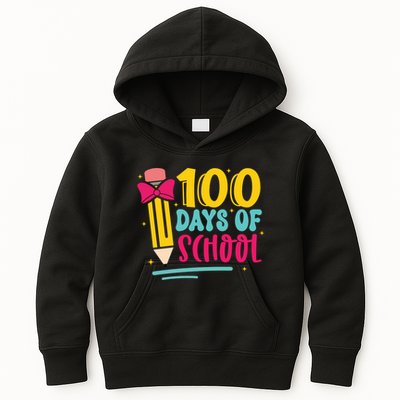 100 Days Of School Cute Education Kids Hoodie