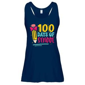 100 Days Of School Cute Education Ladies Essential Flowy Tank