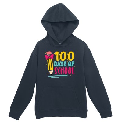 100 Days Of School Cute Education Urban Pullover Hoodie