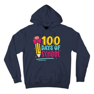 100 Days Of School Cute Education Tall Hoodie