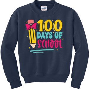 100 Days Of School Cute Education Kids Sweatshirt