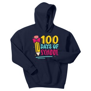 100 Days Of School Cute Education Kids Hoodie