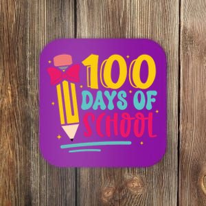 100 Days Of School Cute Education Coaster