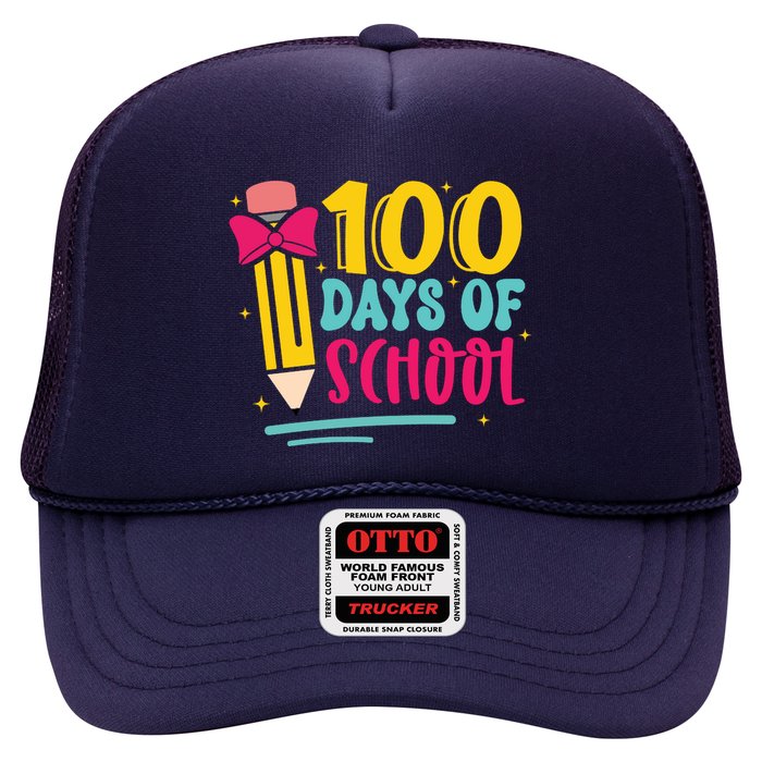 100 Days Of School Cute Education Trucker Hat
