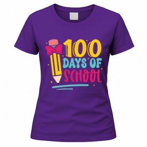 100 Days Of School Cute Education Women's T-Shirt